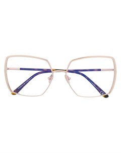Очки в двухцветной квадратной оправе Tom ford eyewear