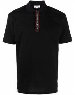 Рубашка поло с короткими рукавами и логотипом Alexander mcqueen