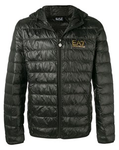 Дутая куртка с логотипом Ea7 emporio armani