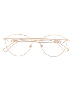 Круглые солнцезащитные очки с логотипом Balenciaga eyewear