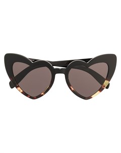 Солнцезащитные очки Lou Lou с оправой в форме сердец Saint laurent eyewear