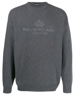 Джемпер с вышитым логотипом Balenciaga