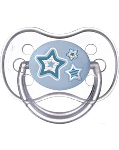 Пустышка Newborn Baby силиконовая круглая 0 6мес голубой 22 562 Canpol