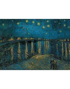 Сборная модель пазл Ван Гог Звездная ночь над Роной 1000эл Clementoni