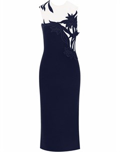 Платье Illusion с вырезами Oscar de la renta