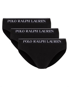 Комплект из трех трусов брифов с логотипом Polo ralph lauren