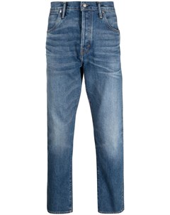 Прямые джинсы с эффектом потертости Tom ford