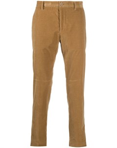 Вельветовые брюки прямого кроя Etro