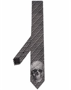 Шелковый галстук с логотипом Philipp plein