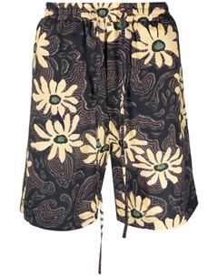 Плавки шорты с цветочным принтом Nanushka