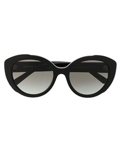 Солнцезащитные очки в овальной оправе с логотипом Prada eyewear