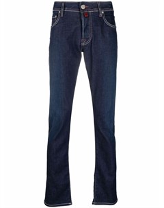 Прямые джинсы с вышитым логотипом Jacob cohen