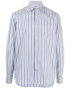 Полосатая рубашка со срезанным воротником Canali