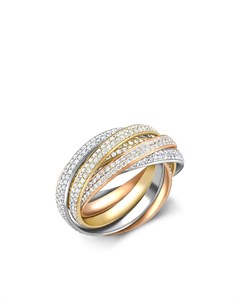 Кольцо Present Day Trinity из розового золота с бриллиантами Cartier