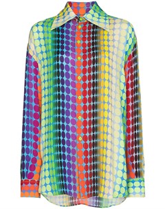 Рубашка в разноцветный горох Christopher john rogers