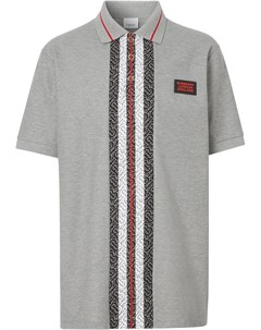 Рубашка поло с принтом Monogram Stripe Burberry
