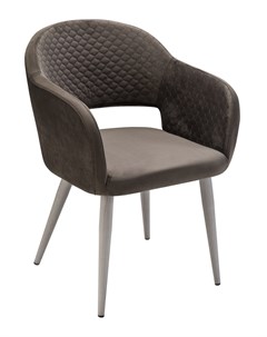 Кресло oscar lux carbon серый 60x77x59 см R-home