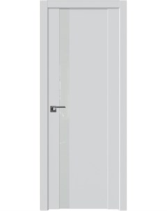 Межкомнатная дверь Модерн 62U 80x200 аляска стекло Lacobel белый лак Profildoors