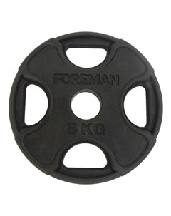 Диск для штанги PRR 5 кг черный FM PRR 5KG BK 04 00 Foreman