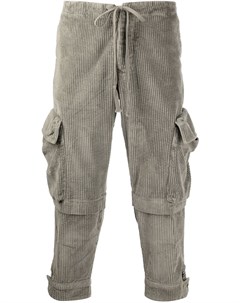Вельветовые брюки карго Greg lauren