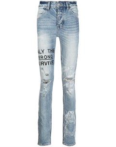 Узкие джинсы с надписью Ksubi
