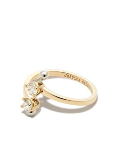 Кольцо из желтого золота с бриллиантами Delfina delettrez