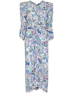 Платье миди Albi с абстрактным принтом Isabel marant