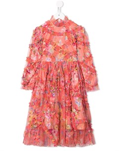 Платье миди из тюля с цветочным принтом Raspberry plum
