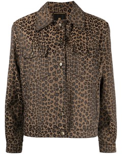 Джинсовая куртка 1990 х годов с леопардовым принтом Fendi pre-owned