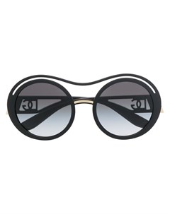 Солнцезащитные очки в круглой оправе с логотипом Dolce & gabbana eyewear