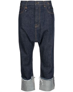 Укороченные джинсы с низким шаговым швом R13