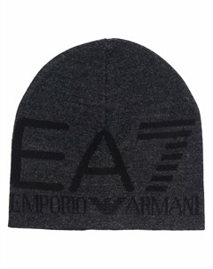 Шапка бини с логотипом Ea7 emporio armani