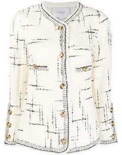 Твидовый пиджак на пуговицах Giambattista valli