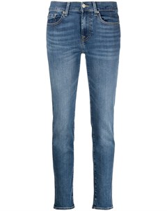 Прямые джинсы с завышенной талией 7 for all mankind