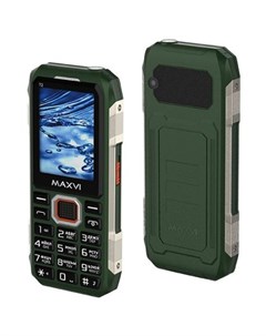Мобильный телефон t2 зеленый Maxvi