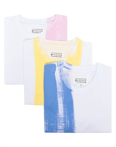 Комплект из трех футболок с принтом Maison margiela