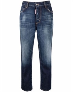 Прямые джинсы с завышенной талией Dsquared2