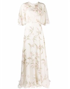 Платье со цветочным принтом Giambattista valli