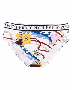 Плавки бикини с принтом Ranuncoli Emilio pucci junior