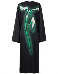 Платье трапеция с цветочным принтом Samuel guì yang