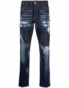 Прямые джинсы с принтом Philipp plein