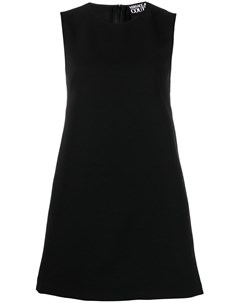 Платье трапеция с вышитым логотипом Versace jeans couture