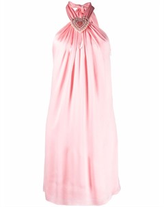 Шелковое платье с вырезом халтер Lanvin