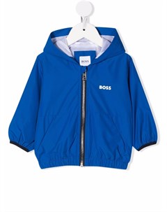 Легкая куртка с капюшоном и логотипом Boss kidswear