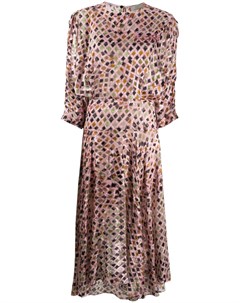 Платье Brooke с геометричным принтом Preen by thornton bregazzi