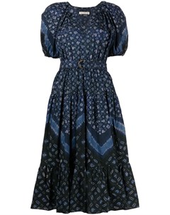 Платье Esti Ultramarine с поясом Ulla johnson