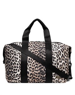 Дорожная сумка с леопардовым принтом Ganni