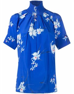 Блузка с короткими рукавами и цветочным принтом Nº21