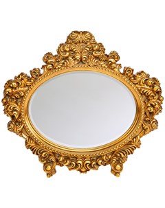 Настенное зеркало корсика золотой 97x78x8 см Object desire