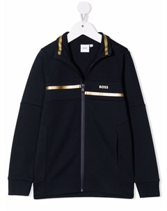 Куртка на молнии с логотипом Boss kidswear